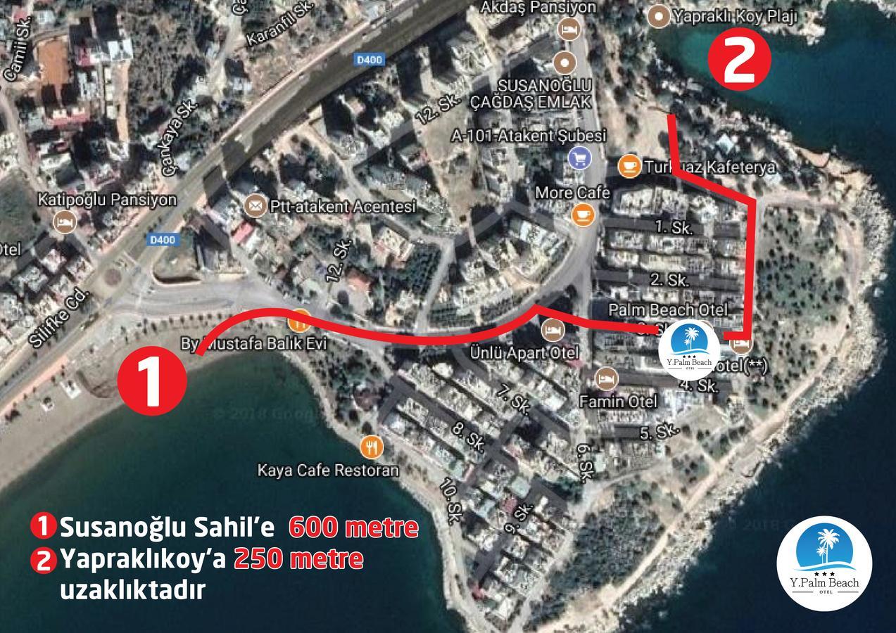 Palm Beach Otel Silifke Bagian luar foto